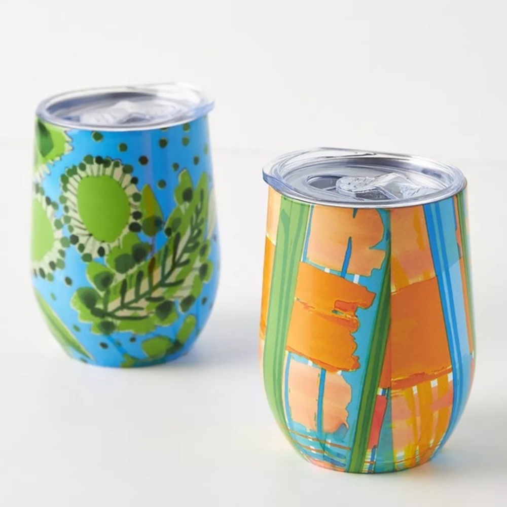 Anthropologie-Vera Perennial Travel Mug
